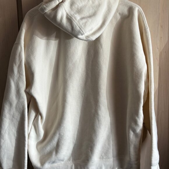 Obey Worldwide Hoodie Size Large L Cream Hooded Sweatshirt Streetwear *Spots - Picture 6 of 8